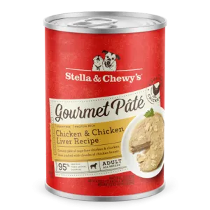 Stella & Chewy's Dog Gourmet Pate Chicken & Chicken Liver Recipe 12.5oz