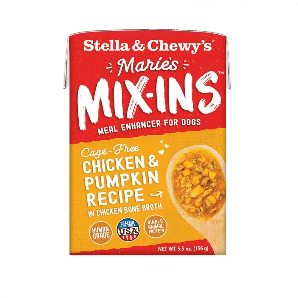 Stella & Chewy's Marie's Mix-Ins Cage Free Chicken & Pumpkin Recipe Dog Food Topper