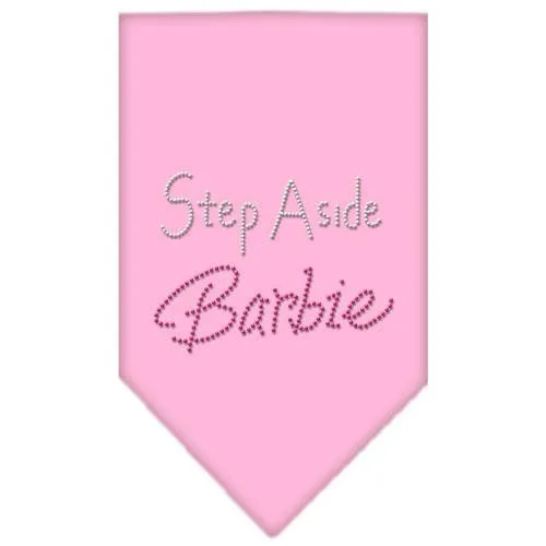 Step Aside Barbie Rhinestone Bandana Light Pink Small