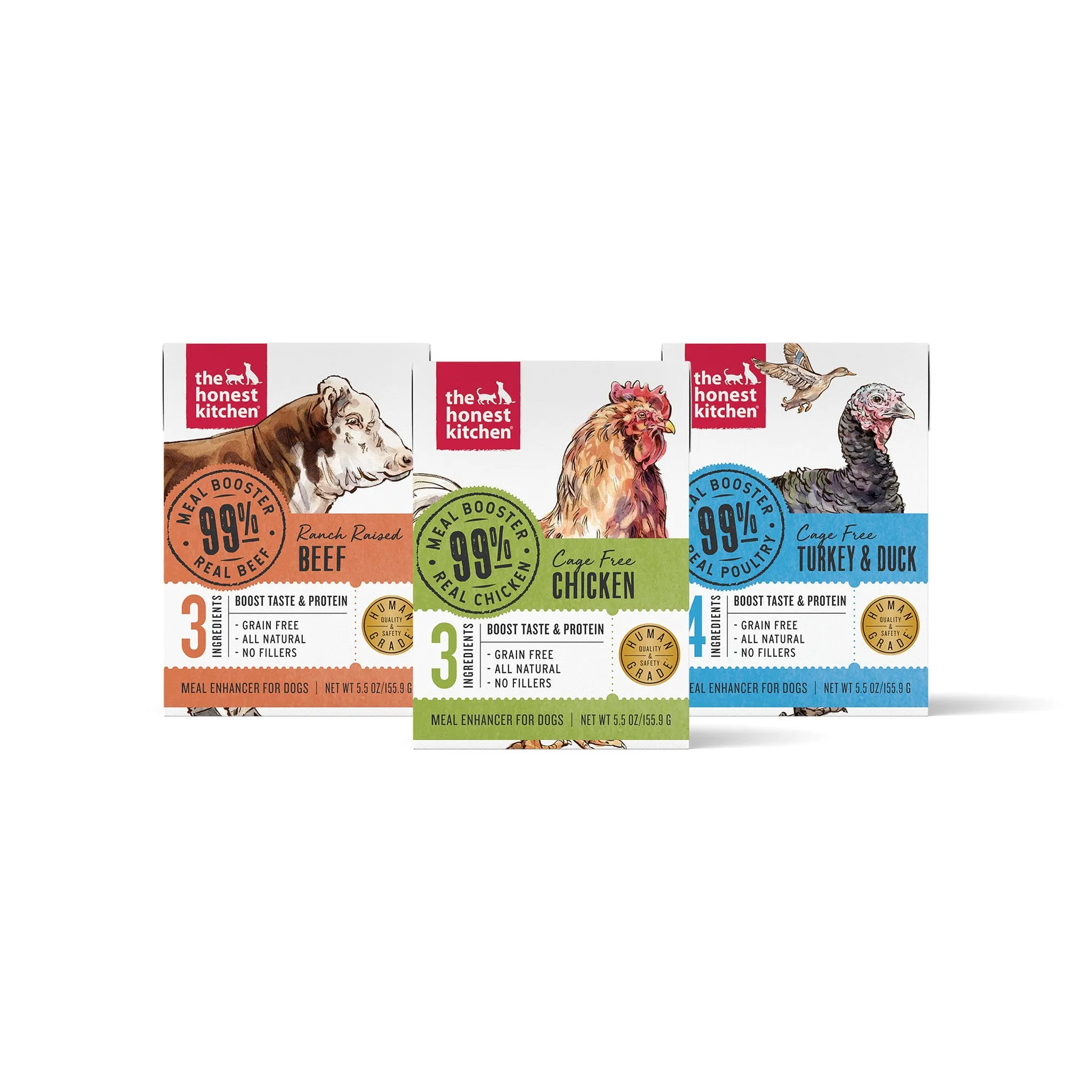 The Honest Kitchen 99% Meat Meal Booster Wet Dog Food