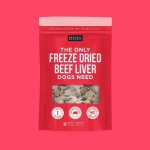 The Only Freeze Dried Beef Liver Dogs Need