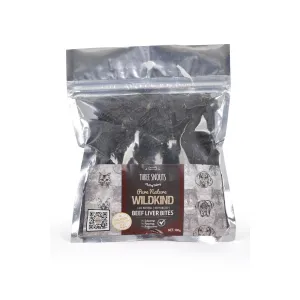 Three Snouts-Pure Nature WILDKIND Beef Liver Bites 100g