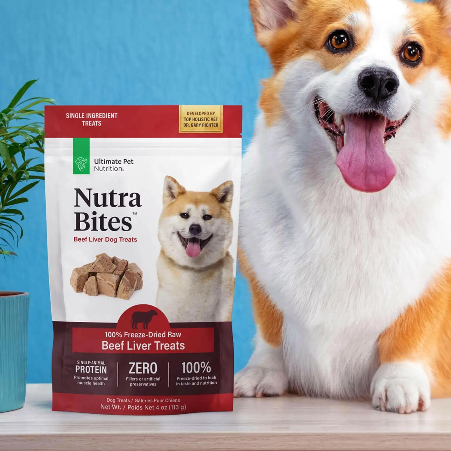 Ultimate Pet Nutrition Nutra Bites Freeze Dried Beef Liver Treats (4 oz)