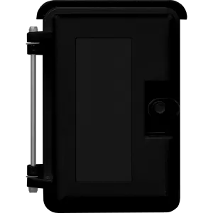 Viking  VE-9X12B-0P Heavy Duty Black Plastic Outdoor Enclosure no Adapter Panel & no Logo