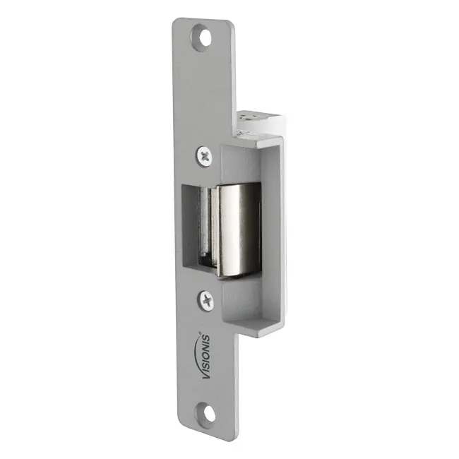 Visionis VIS-EL100-FSE - 770lbs Stainless Steel Electric Door Strike for Wood and Metal Doors 12V Fail Secure Normally Open