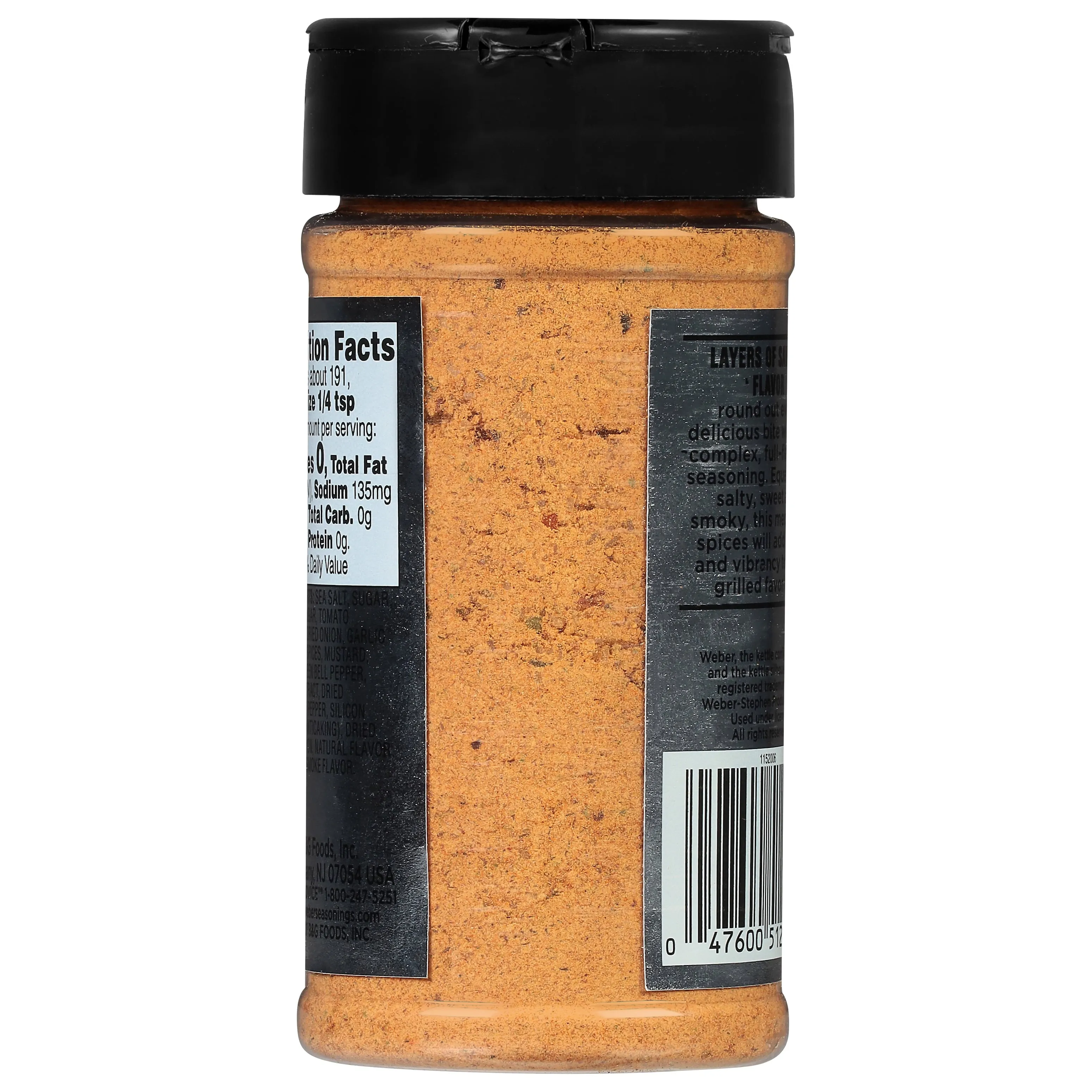 Weber Flavor Bomb Burger Seasoning, 6.75 oz