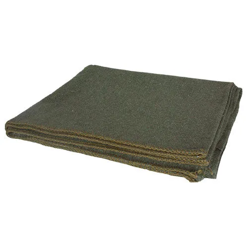 Wool Camp Blanket Olive Drab